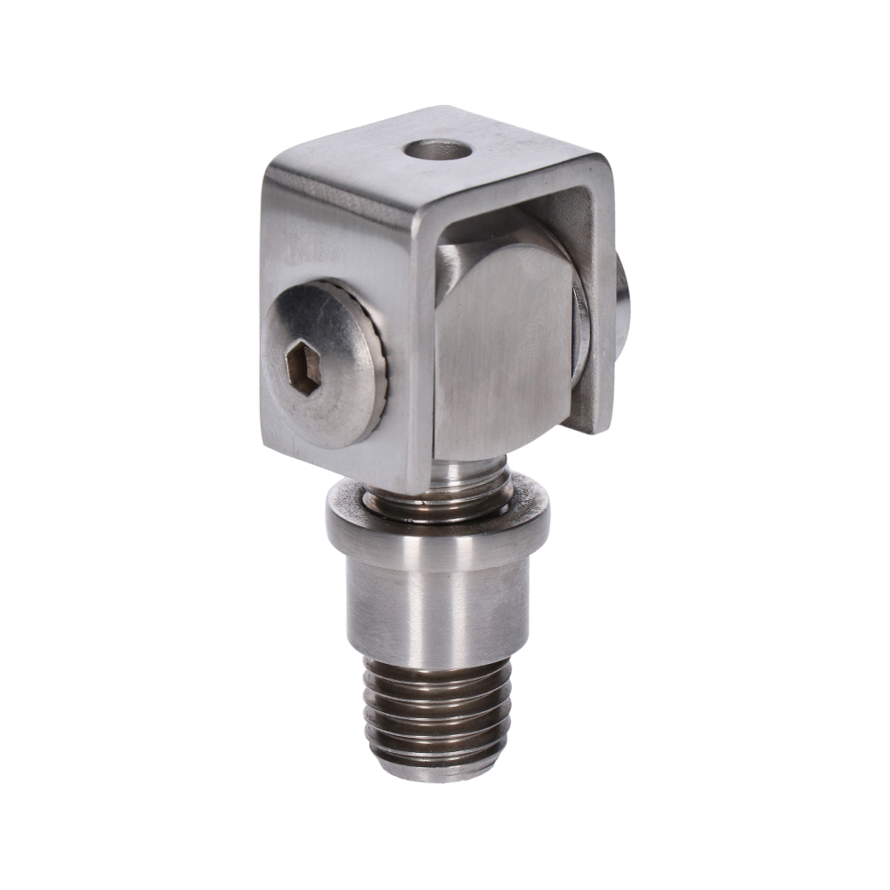 Závěs nastavitelný, navařovací, závit M20, broušená nerez / AISI304