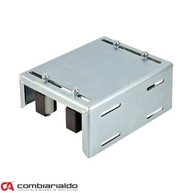 C463 Horní vedení brány Combi Arialdo, 4 nylonové kladky 40 x 60 mm, ochranný kryt