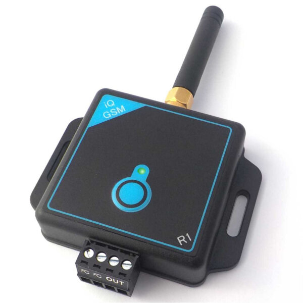 GSM ovladač bran a vrat až pro 100 uživatelů, nap. 12/24 V AC/DC