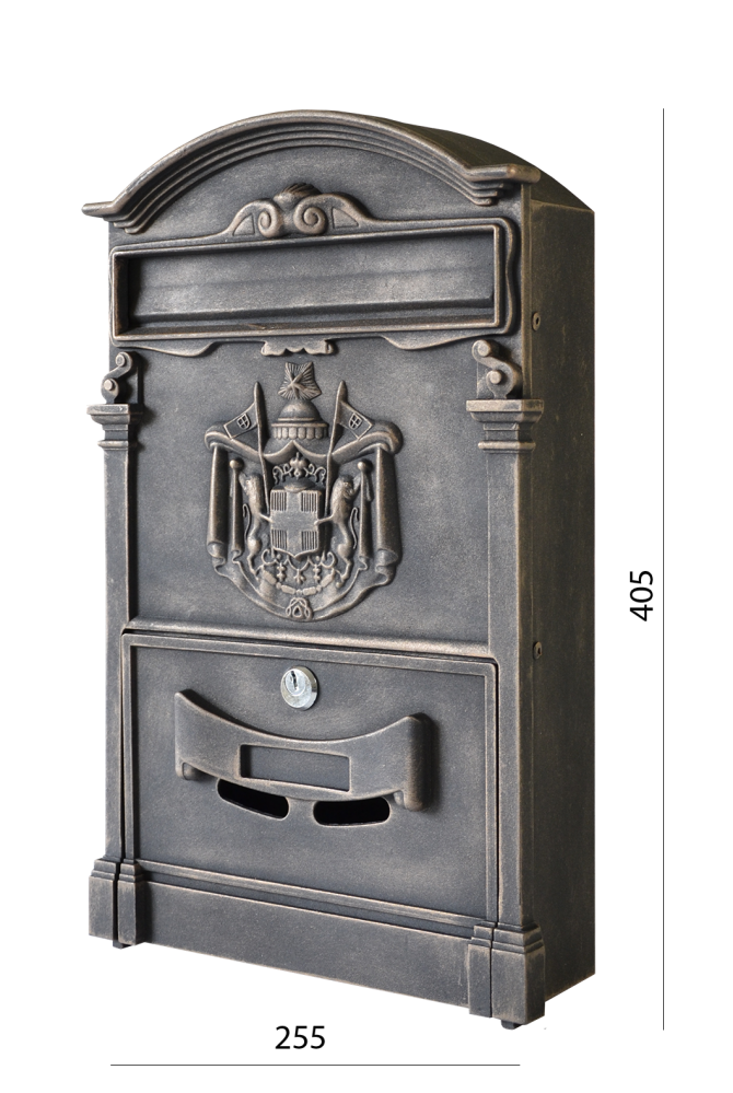 Poštovní schránka H 405 x L 255 x W 90 mm