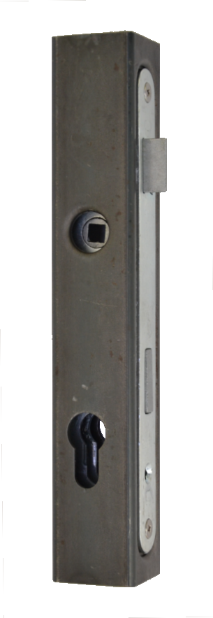 Kazeta 246 x 40 x 40 mm se zámkem, rozteč 90 mm, na jekl 40 x 40 mm