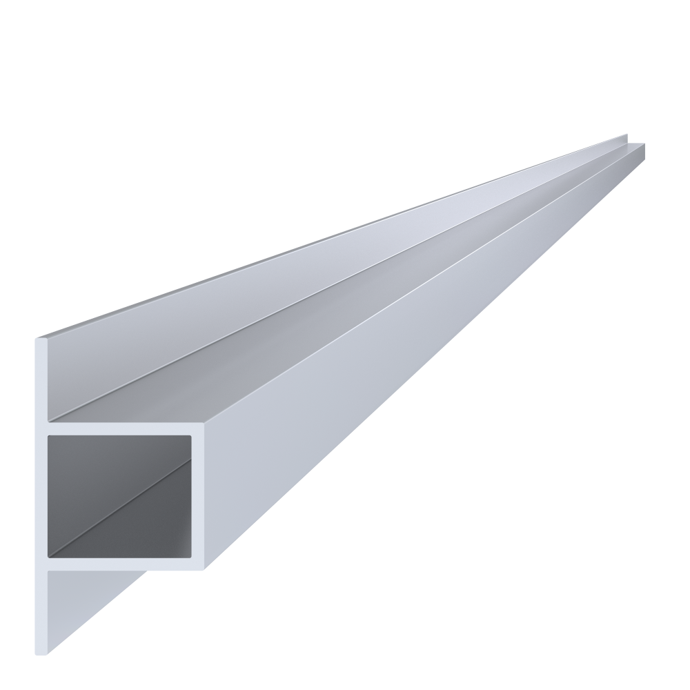 T profil dutý 40x35x75x6000 mm, materiál EN AW-6060 T66, přírodní hliník bez povrchové úpravy, cena za KUS