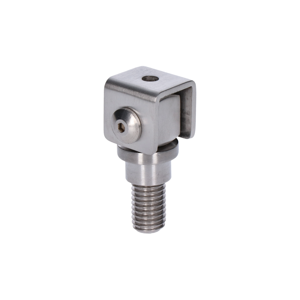 EB1-ZA14 Závěs nastavitelný, navařovací, závit M14, broušená nerez / AISI304