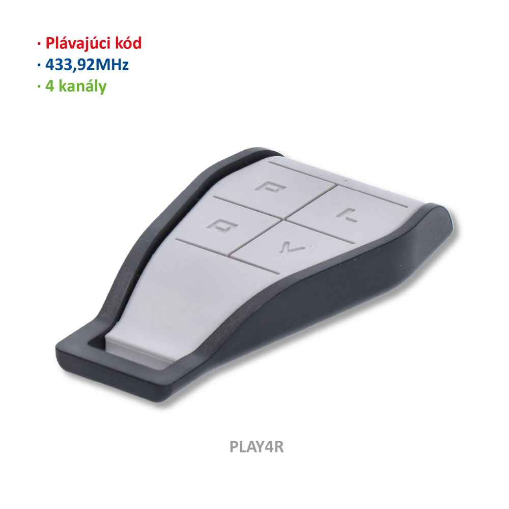 4-kanálový vysílač, plovoucí kód