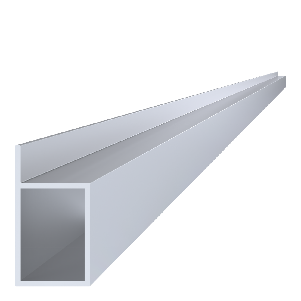 L profil dutý 40x55x75x6000 mm, materiál EN AW-6060 T66, přírodní hliník bez povrchové úpravy, cena za KUS