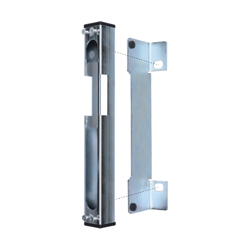 dorazová kazeta pravá/lavá pre elektrozámok (260x30x30 mm), pozinkovaná