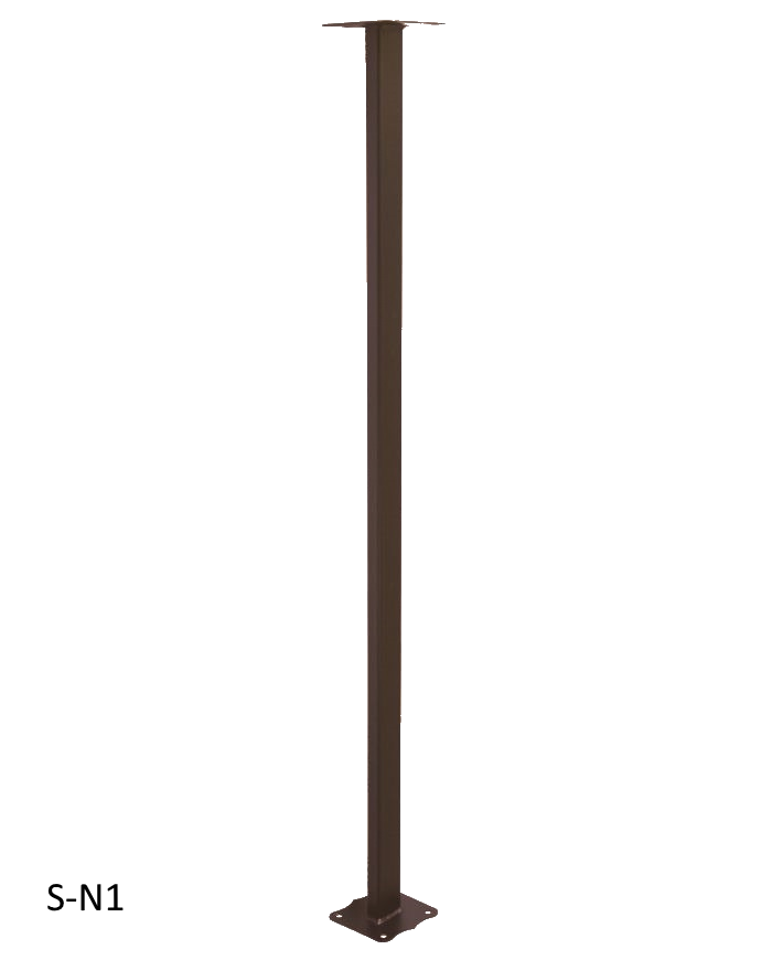 Noha k poštovní schránce RETRO S-R2 (40x20x1000mm), barva: měděná