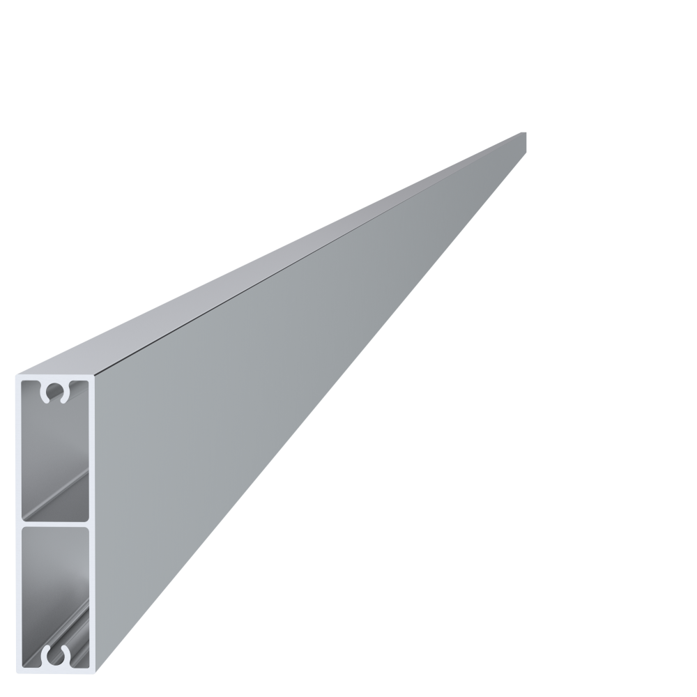 Profil na výplň 60x16x6000 mm, materiál EN AW-6060 T66, přírodní hliník bez povrchové úpravy, cena za KUS