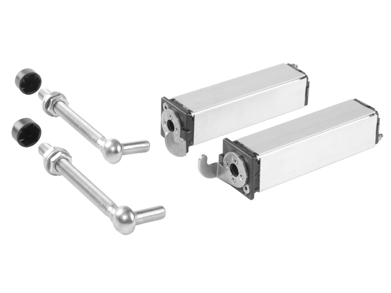 LOCINOX® SWING40 Samozavírací pružinový pant M12, otevíratelný 90° , nastavitelný 1D, nerezová ocel