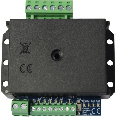 Creasol DomBus1 - modul vstupů a výstupů pro Domoticz automatizaci