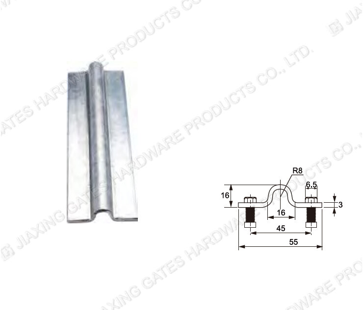 Track U, R8 - omega profil k přišroubování do betonu