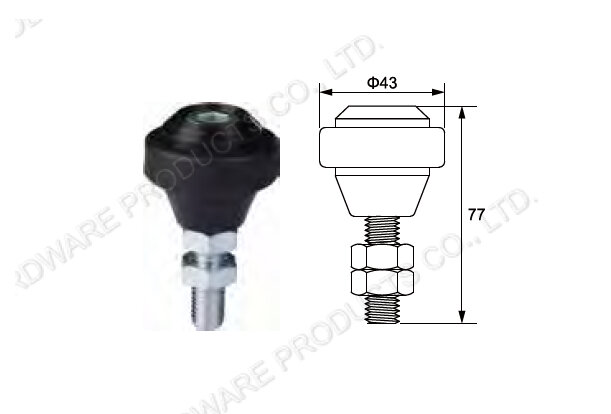 Vodicí válec z nylonu 47