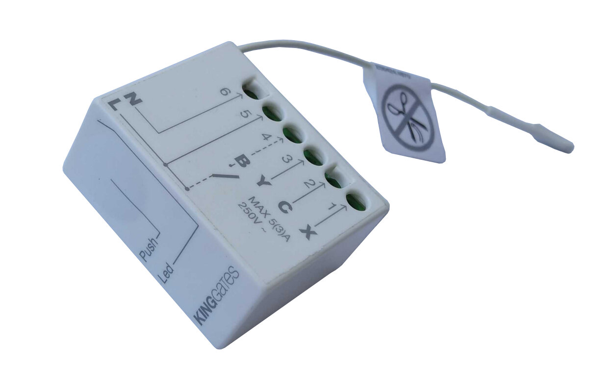 FRED3 - miniaturní řídicí jednotka 230V s přijímačem King Gates