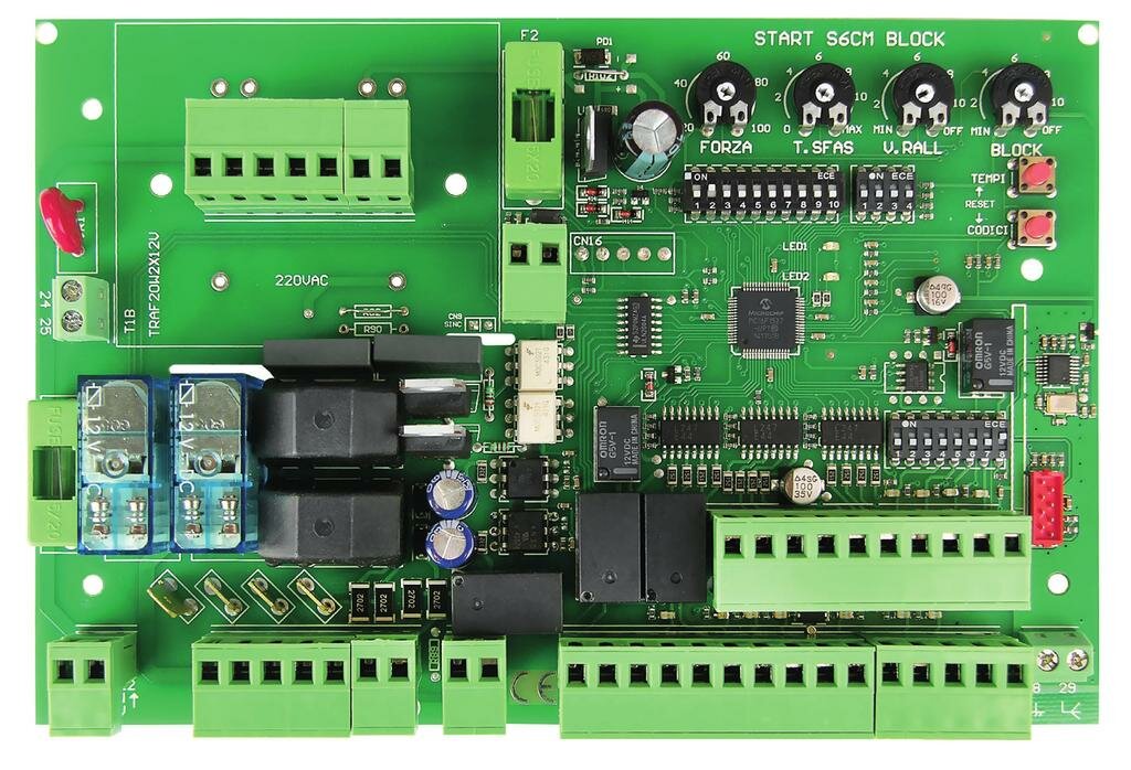 START-S6CM - řídící jednotka pro pohon brány ZA-3P a ZA-6N