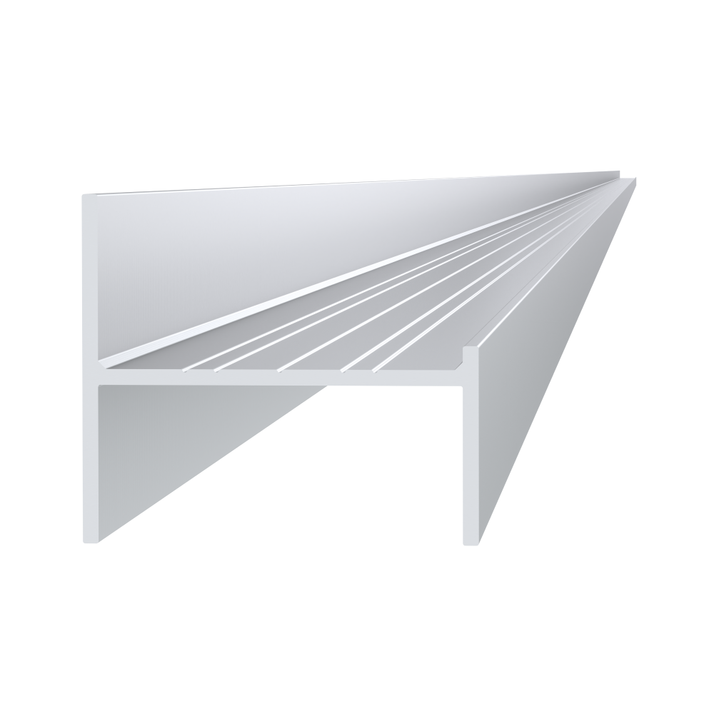 UT profil 50x44x6000 mm, materiál EN AW-6060 T66, přírodní hliník bez povrchové úpravy, cena za KUS