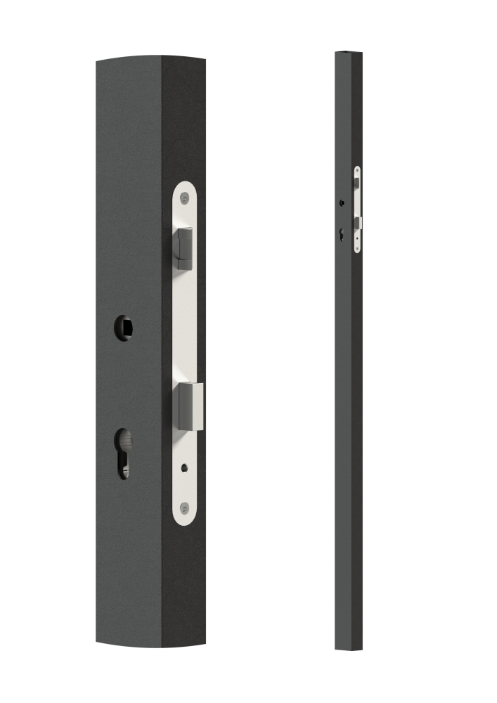 Profil 60x40x1,5 mm, H-1500 mm se zámkem, vhodný pro rám branky, bez povrchové úpravy