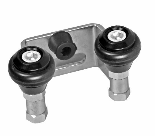 CG622 Horní doraz s vodícími gumovými kladkami 80 mm