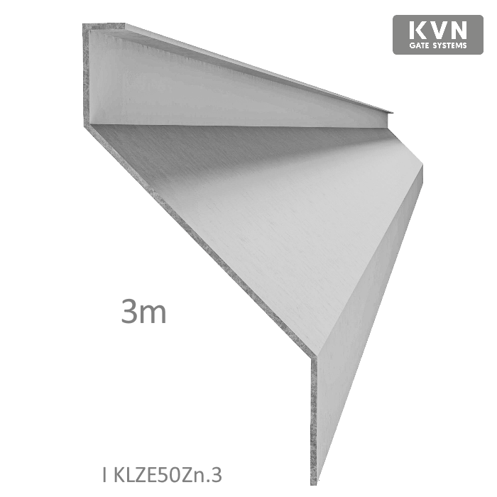 Z profil lamela L=3000 mm, 23x60x25x1,5 mm s vyztuženou hranou 10 mm, zinkovaný plech, použití pro plotovou výplň v kombinaci s KU50Zn a profilem 45/50 mm, cena za 3 m kus
