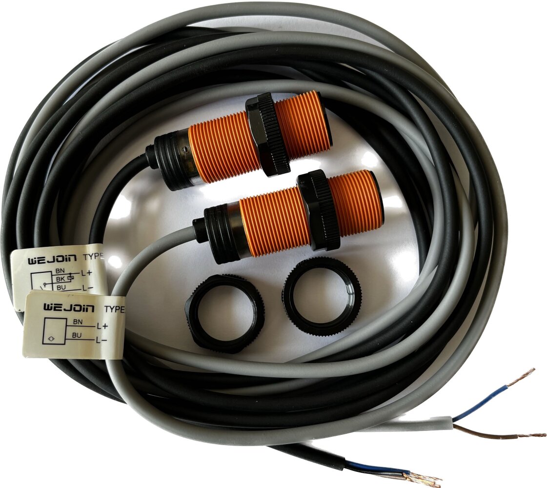 WJMP200 - pár fotobuněk vhodných pro vestavbu do turniketů