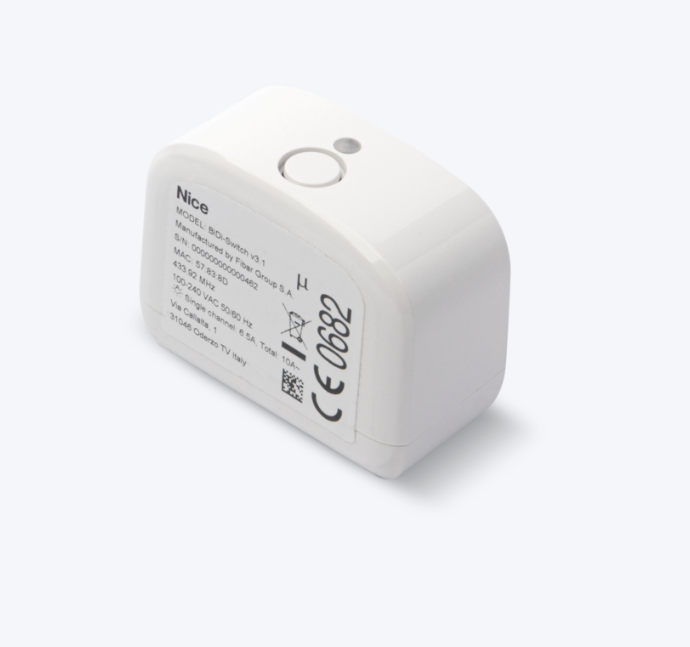 BIDISHUTTER - miniaturní řídící jednotka s vestavěným přijímačem