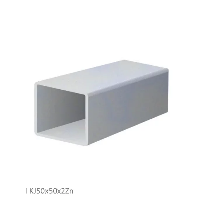 I KJ50x50x2Zn - Uzavřené, žárově zinkované čtvercové profily 50x50, materiál DX51D + Z100 prodejní pouze v 3 m a 6 m délkách, cena za 1 ks