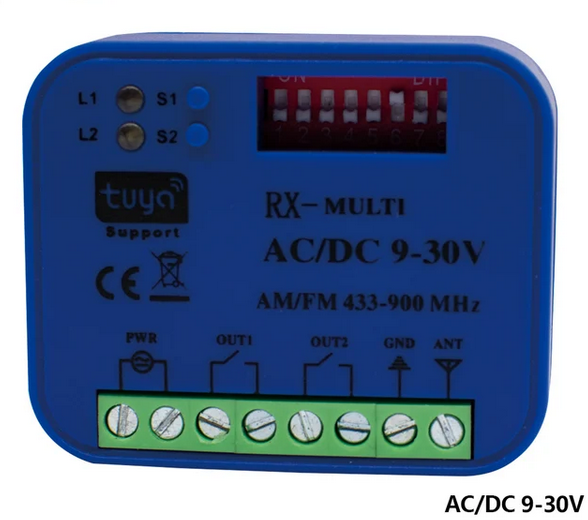 RX Multi Wi-Fi Tuya 433 až 900 MHz
