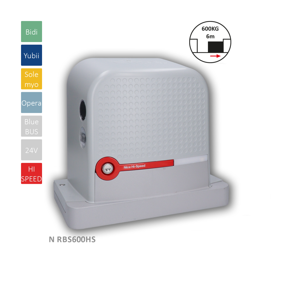 Robus600 HI-SPEED rychlý pohon pro posuvnou bránu do 600kg