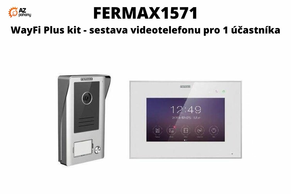 FERMAX1571 - WayFi Plus kit - sestava videotelefonu pro 1 účastníka