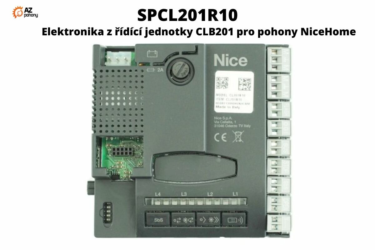 SPCL201R10 - elektronika z řídící jednotky CLB201 pro pohony NiceHome