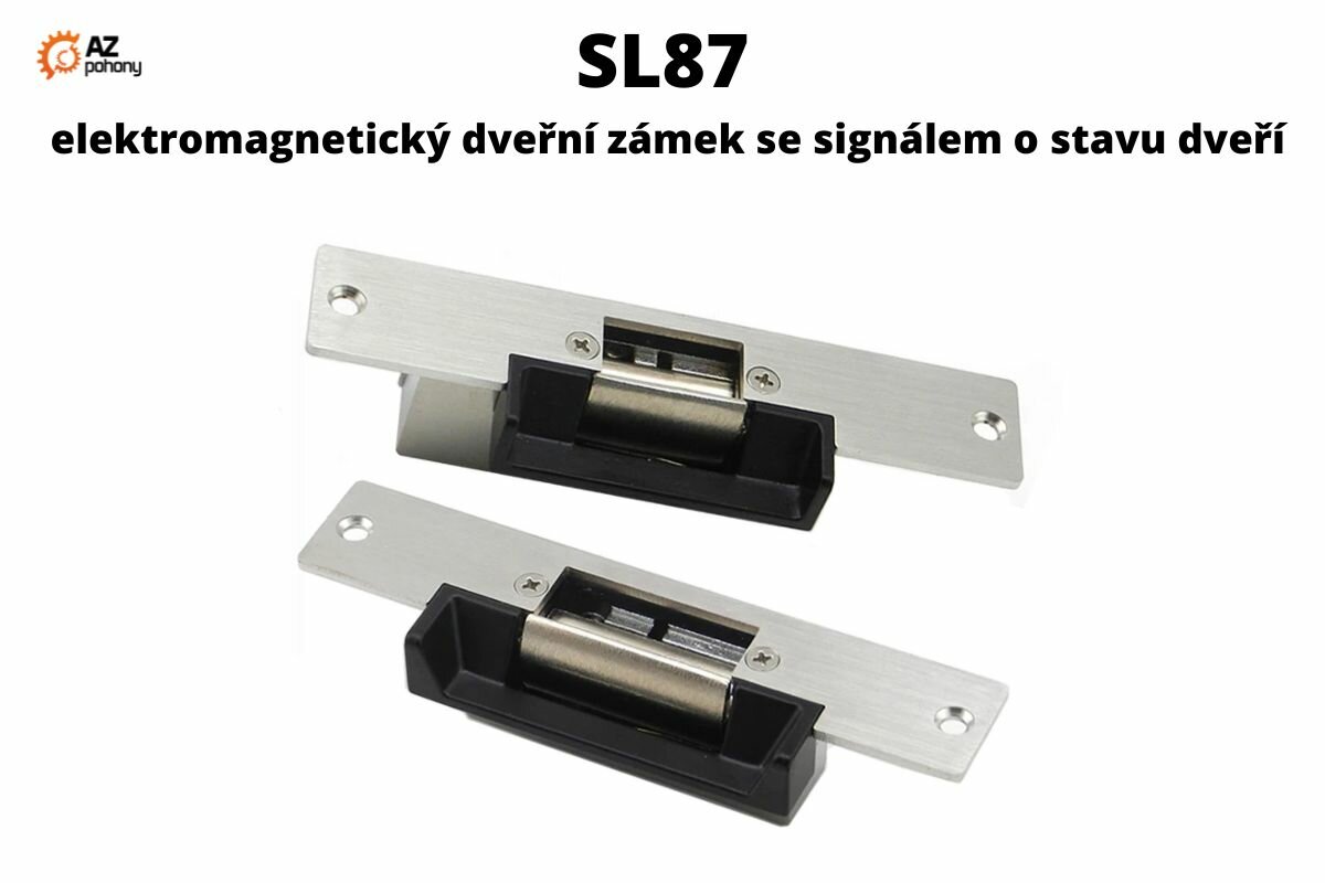 SL87 elektromagnetický dveřní zámek se signálem o stavu dveří