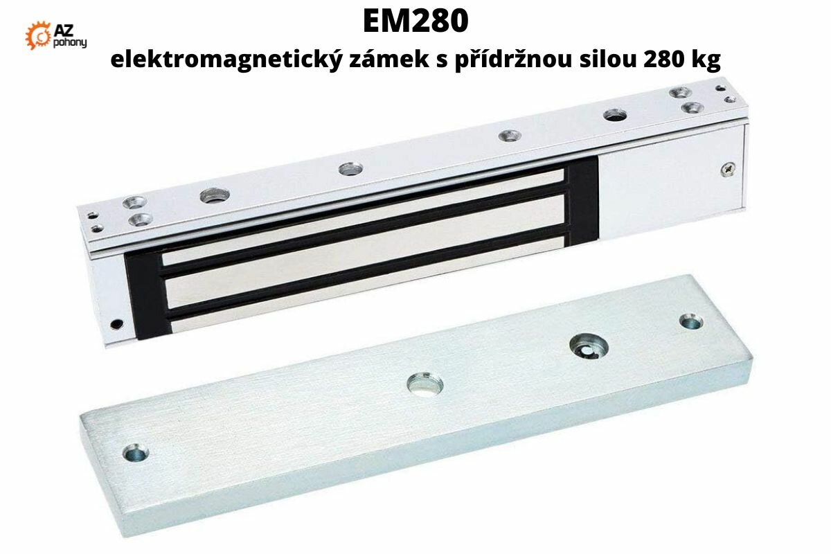 EM280 elektromagnetický zámek s přídržnou silou 280 kg