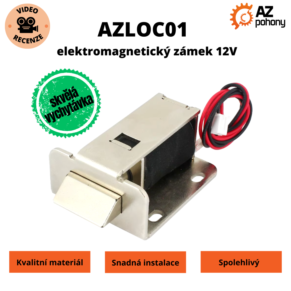 AZLOC01 - elektromagnetický zámek 12V