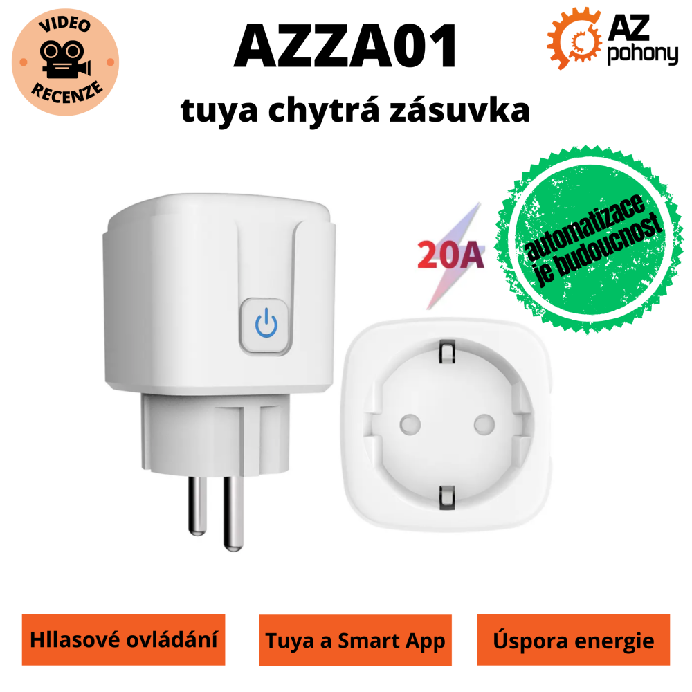 AZZA01 - Tuya chytrá zásuvka