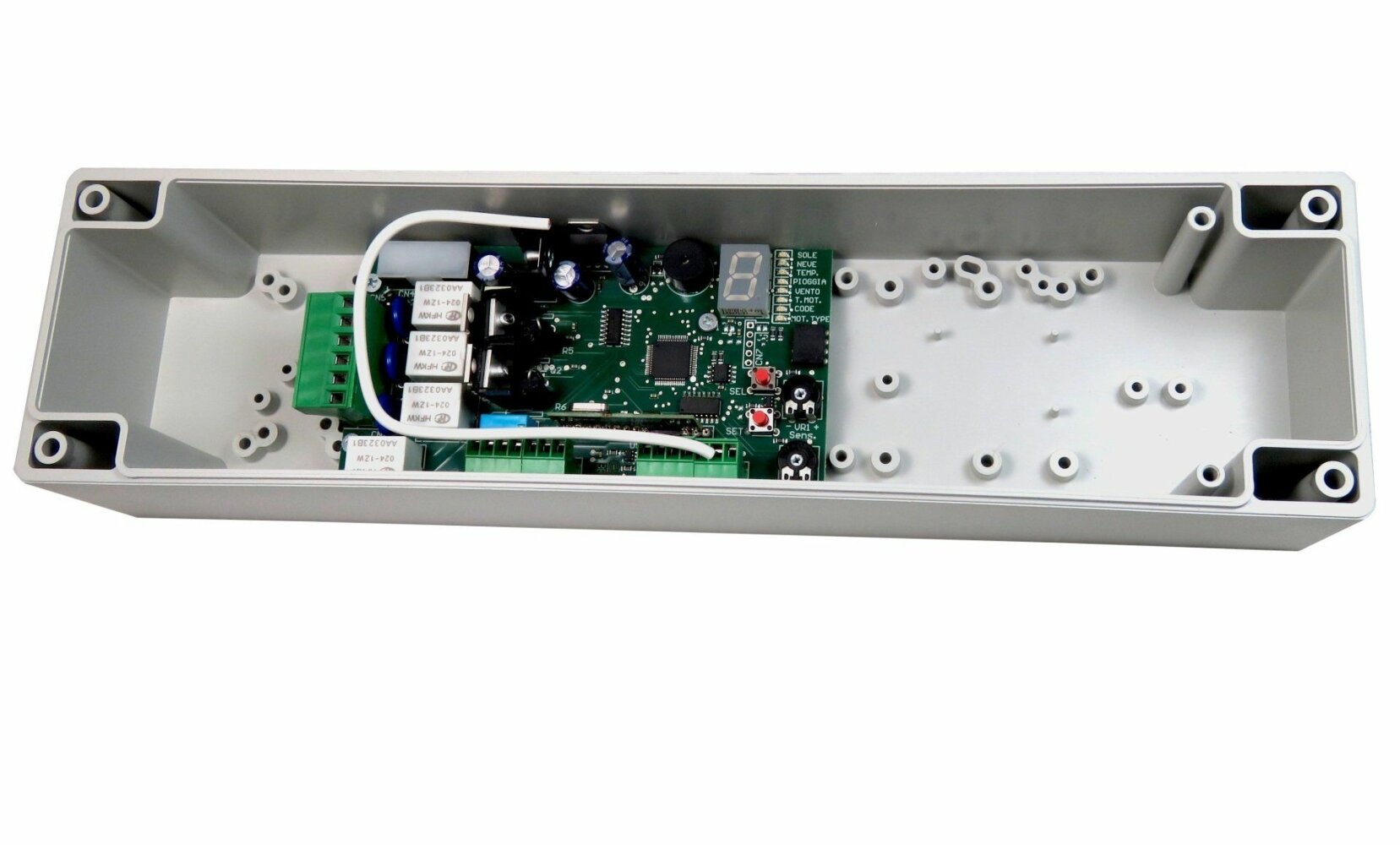 LRX 2330 SET: elektronická řídicí jednotka pro ovládání 1 nebo 2 motorů pergol 24 Vdc