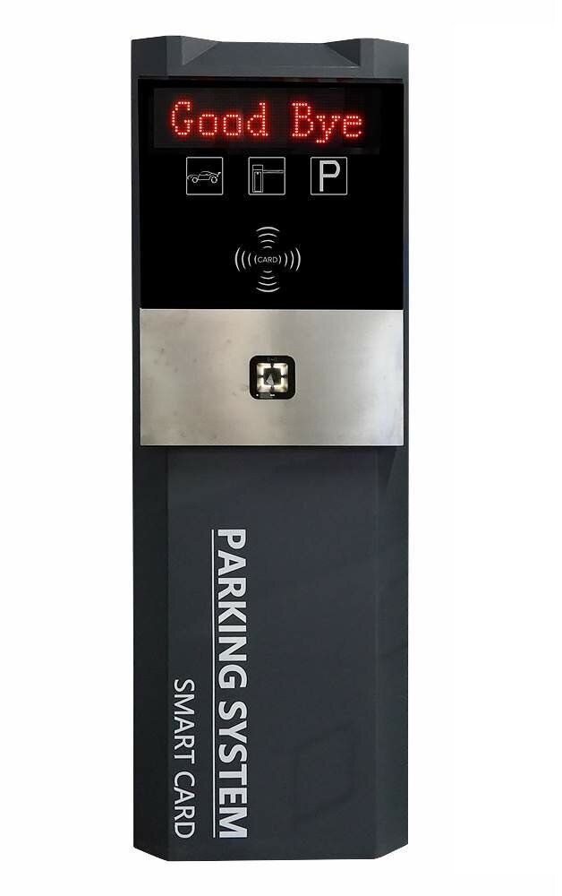 Výjezdový kiosek pro parkovací systém