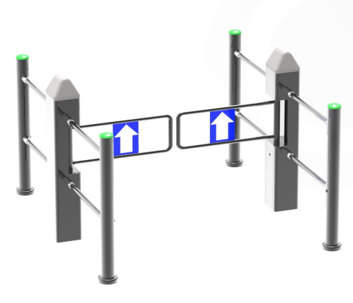 Six Pillars Square Column Swing Turnstile , kód: TGW-ST003G