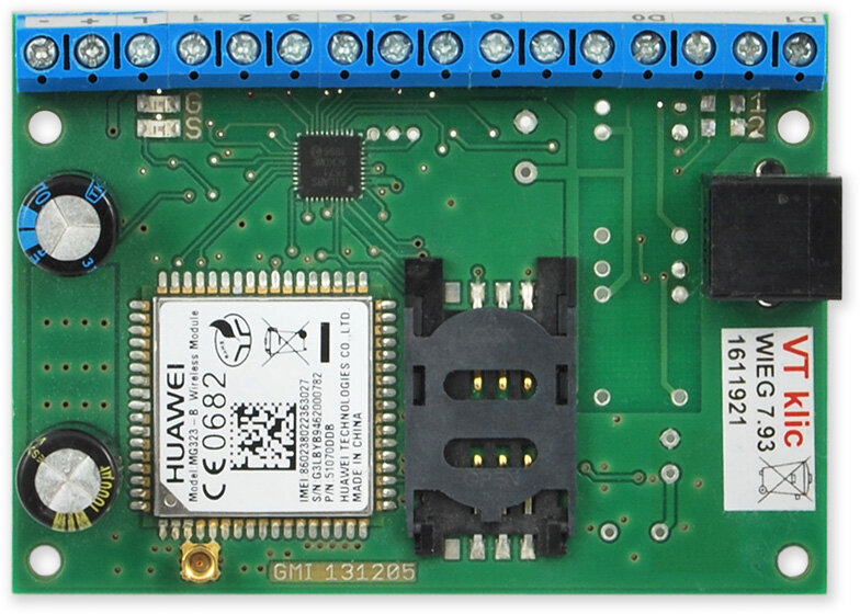 GSM VT ACCESS - GSM čtečka s výstupem Wiegand 26 bitů