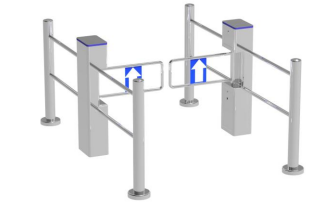 Six Pillars Square Column Swing Turnstile, kód: TGW-ST003F
