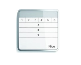 W6 - 6-kanálový ovladač pro umístění na zeď Nice