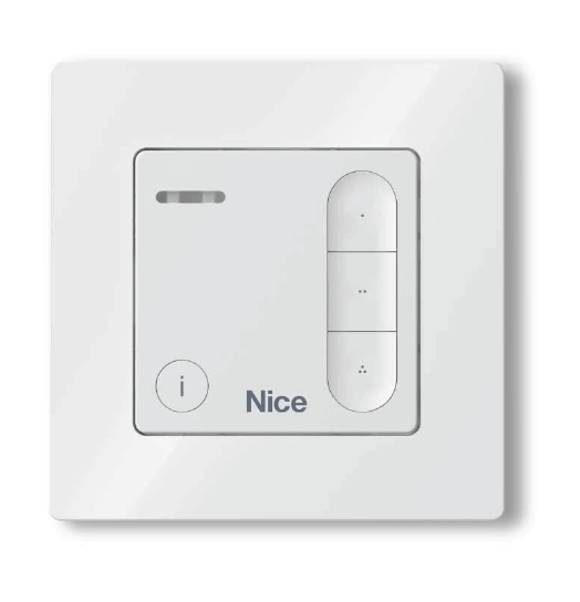 NICE DOMIW3C – 3kanálový obousměrný nástěnný ovladač