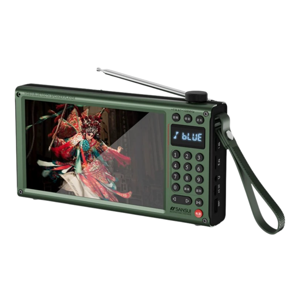 MultiRadio HD7 - multimediální digitální rádio s velkým displejem, Bluetooth a časovačem