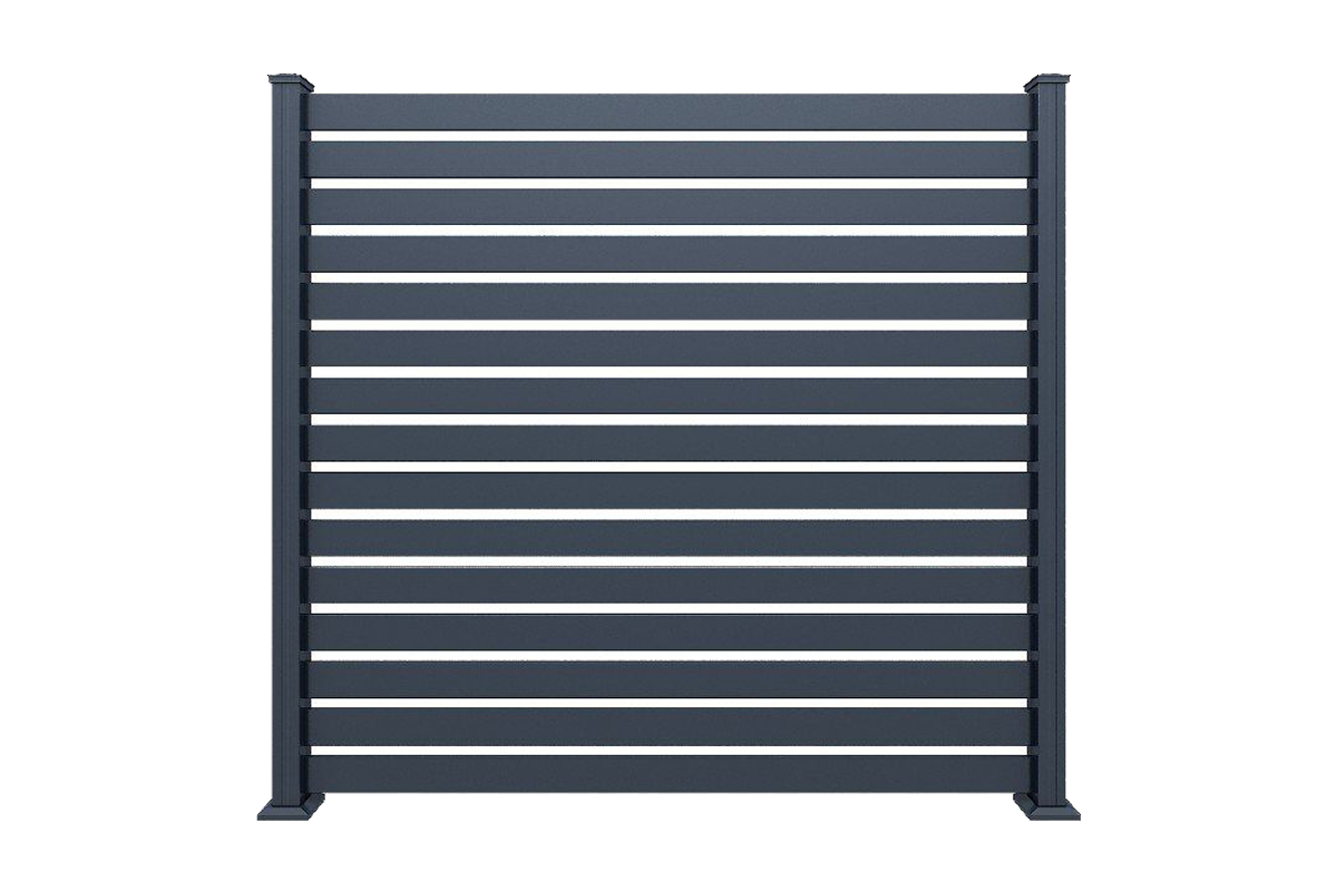 Plotové pole, hliníkové, šířkově nastavitelné, 2000 x 1757 mm