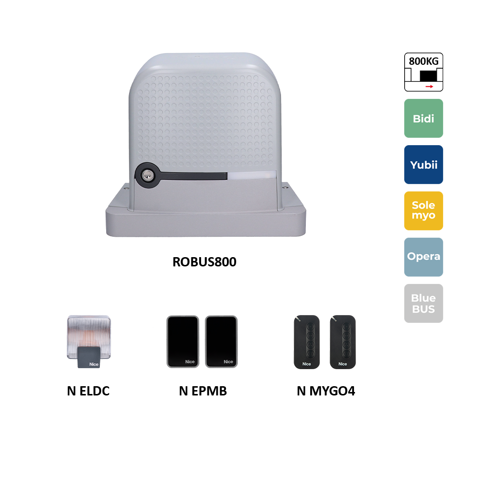 Robus800BDKCE sada pro posuvnou bránu do 800 kg