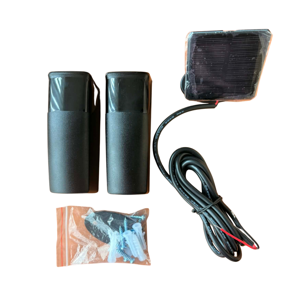 HW09 – bezdrátové fotobuňky se solárním napájením pro brány a vrata