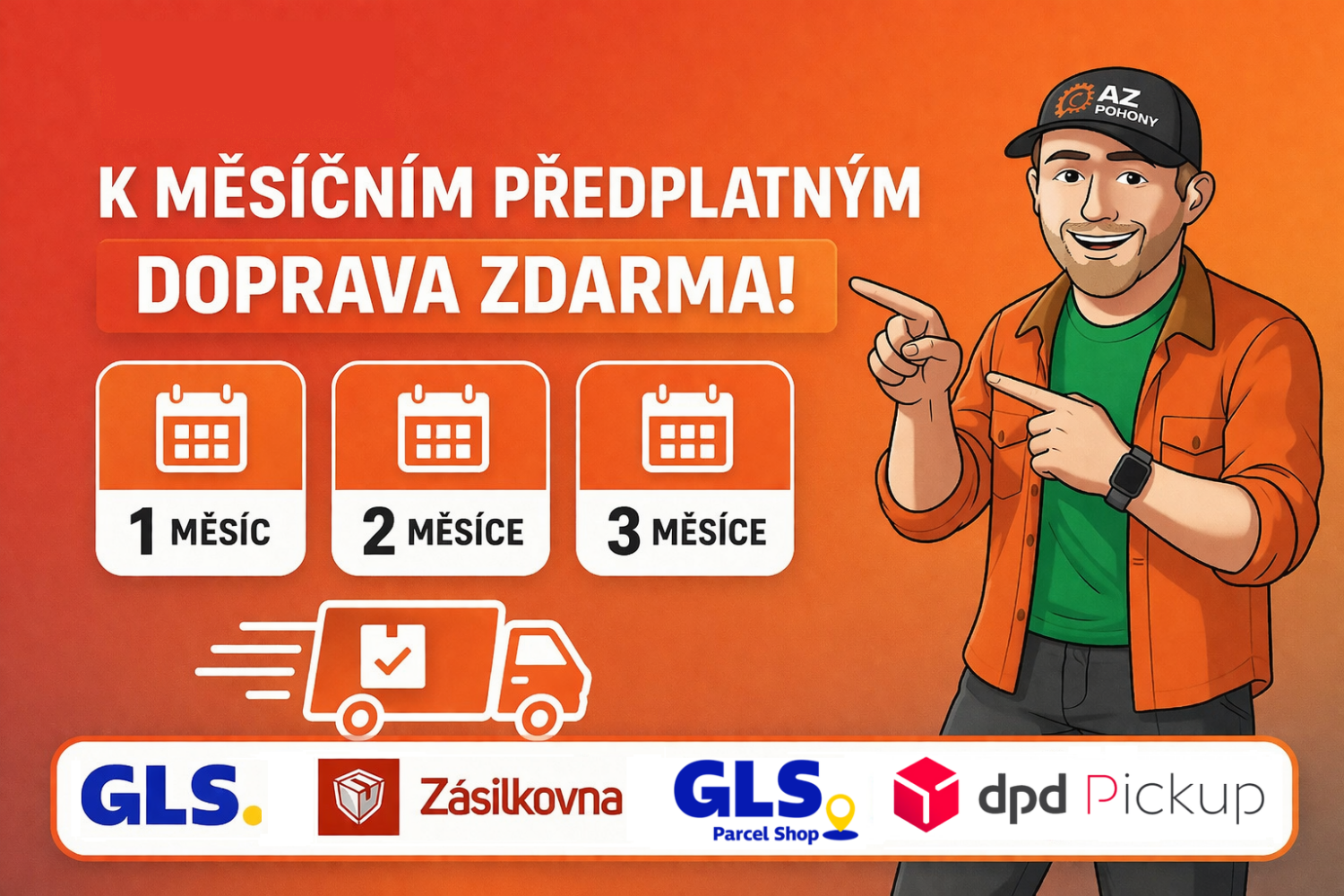 Nechceš platit za poštovné? Doprava zdarma pro všechny balíky