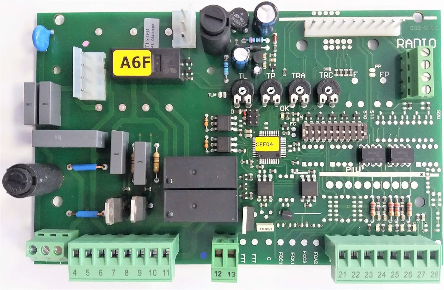 A6F - řídící jednotka pro křídlové brány