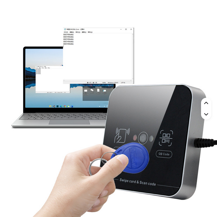 QR06 - USB čtečka QR kódů s RFID čtečkou