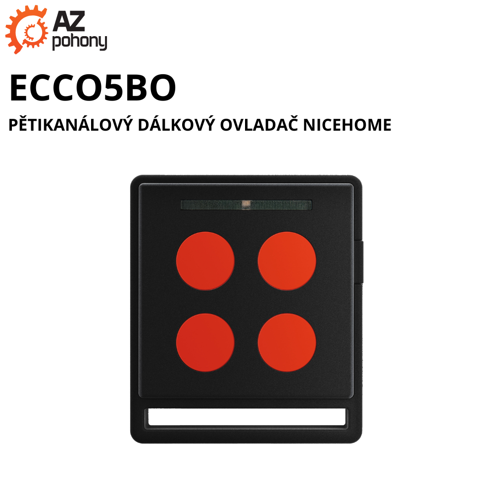 ECCO5BO - pětikanálový dálkový ovladač NiceHome