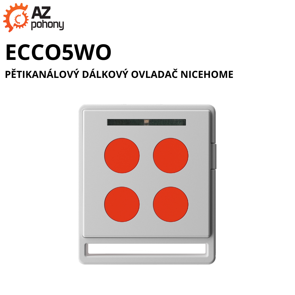 ECCO5WO - pětikanálový dálkový ovladač NiceHome