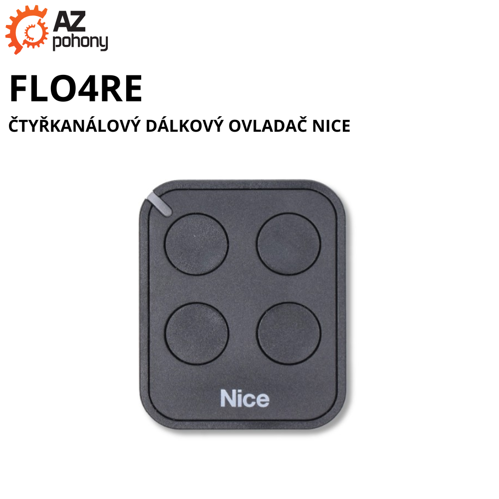 FLO4RE - čtyřkanálový dálkový ovladač Nice